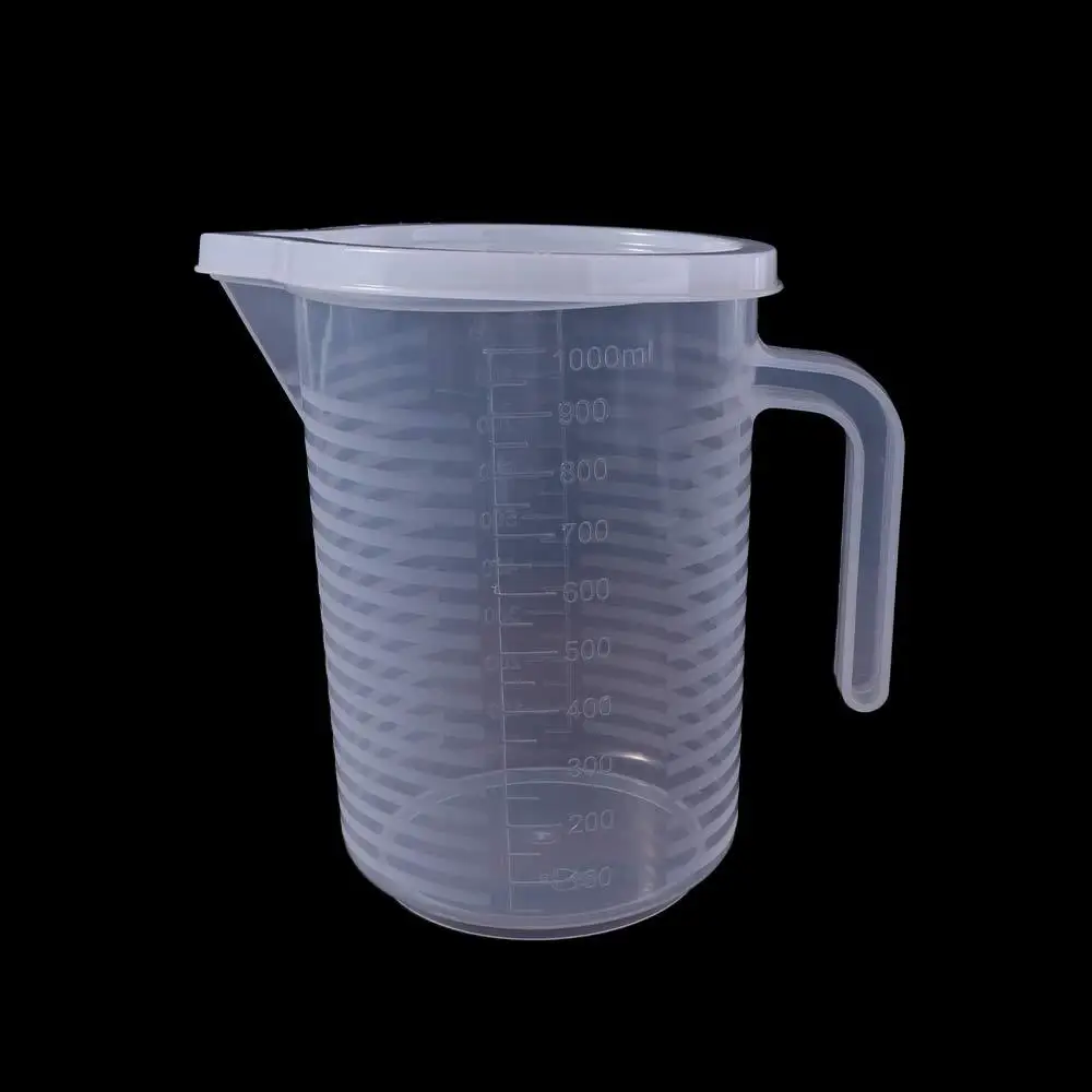

Multi Size Large-capacity Graduated Measuring Cup Transparent Plastic Scale Cup with Lid Water Jug Water Container Kitchen