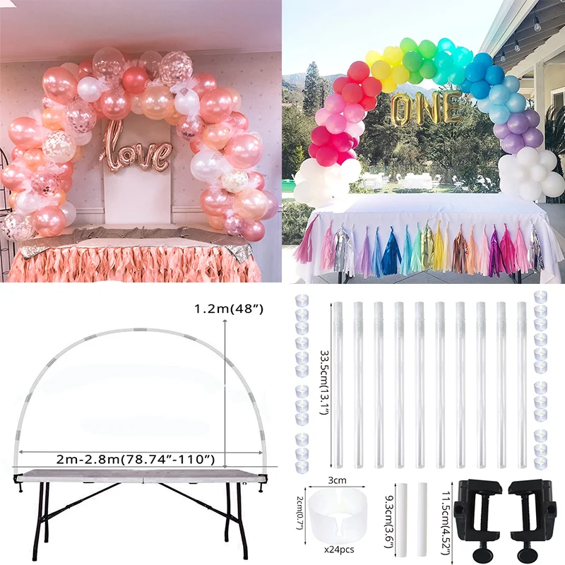 Balloons Arches Kit Decorations Table Arch Stand Balloons Accessories Tools For Wedding Happy Birthday Party Decorations Kids