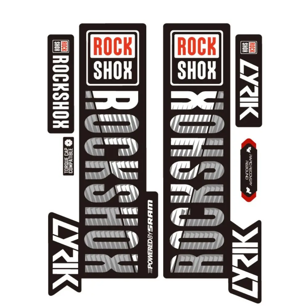 Front Fork Sticker Mountain Bike Bicycle Front Shock Absorber Color Change Waterproof Sticker New