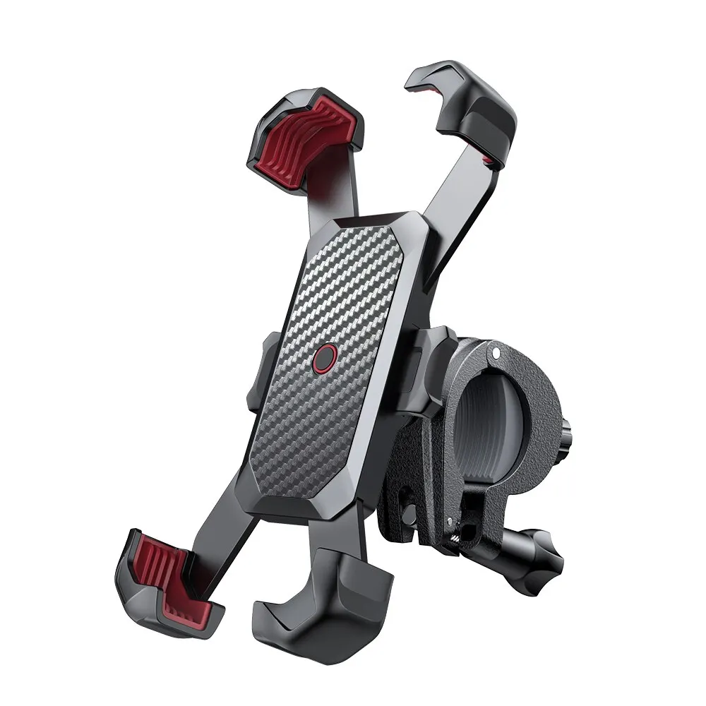 Joyroom Telefoon Houder Fiets 360 ° View Universele Fiets Telefoon Houder Voor 4.7-7 Inch Mobiele Telefoon Stand Schokbestendig Beugel Gps Cli