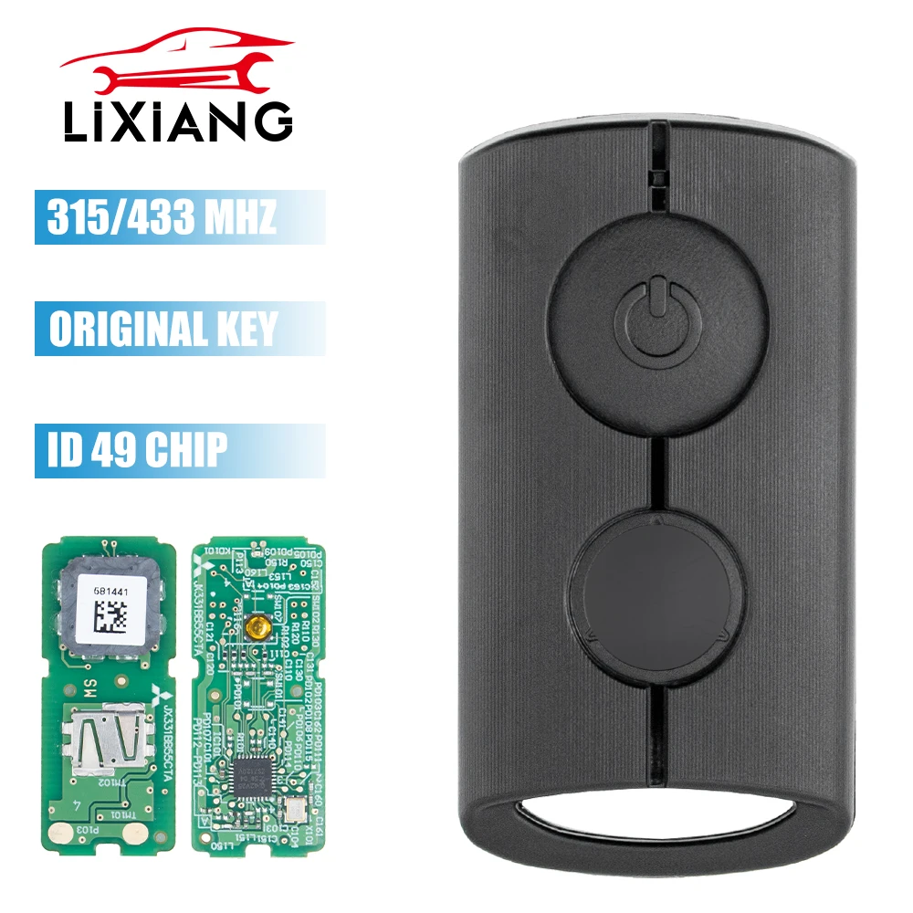 Chiave telecomando moto originale LIXiang World adatta per YAMAHA XMAX XMAX300 NVX NVX155 AEROX JAUNS QBIX ID49 Chi315/433MHZ