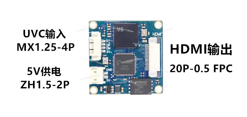 UVC To HDMI Module USB Camera Thermal Imaging TypeC To Video Output 720P60