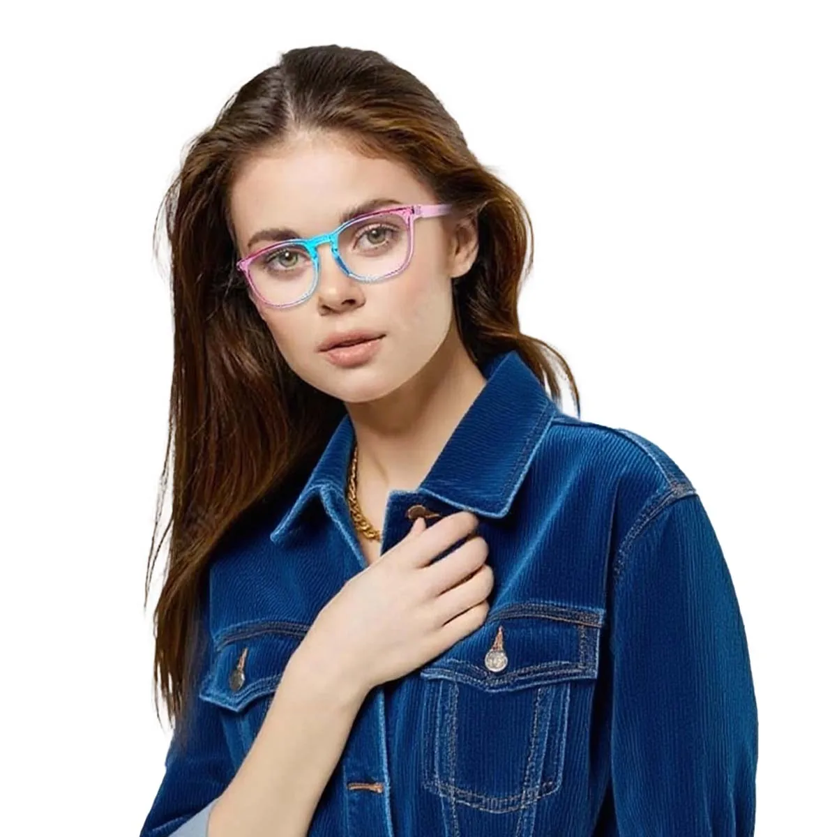 Schutzbrille für Frauen, Blaulichtfilter-Brille, Augenschutz-Brille für LED-Licht, ANSI Z87 Sicherheitsbrille für Damen HM9 – Detail 2