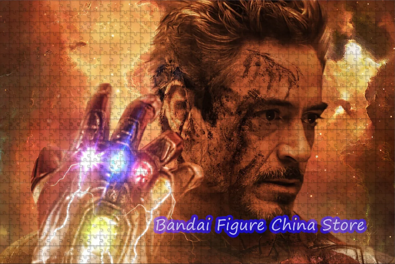 アイアンマン インフィニティ ガントレット ストーンズ パズル 108/200/300/500/1000 ピース ディズニー スーパーヒーロー ジグソーパズル 解凍おもちゃ ギフト