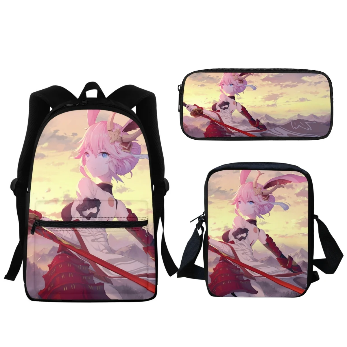 Honkai Impact 3rd Game Brand Design Children's School Bag Zipper Backpack Portable Lunch Small Satchel Girl Kids Pencil Case