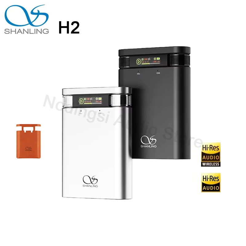 

SHANLING H2 Headphone Power Amplifier Protable DAC AMP Decoder Headphone Amplifier Bluetooth 5.0 Hi-Res Audio Amplifier CS43198