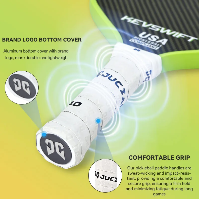 JUCiAO Hybridaramid Surface FiberPickleball Thermoformed Gen3 ลูกปิงปองไฮบริดอะรามิด เซอร์เฟซไฟเบอร์ พิคเคิลบอล เทอร์โมฟอร์ม รุ่นที่ 3 |   ผนังฉีดโฟมยูนิบอดี้ (16 มม.)
