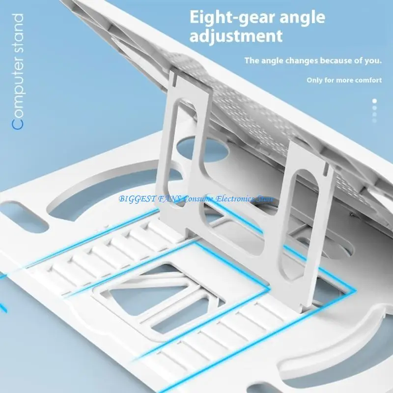 

Adjustable Laptop Stand for Desk Metal Foldable Laptop Stand Portable Laptop Holder Mount Cooling Computer Notebook