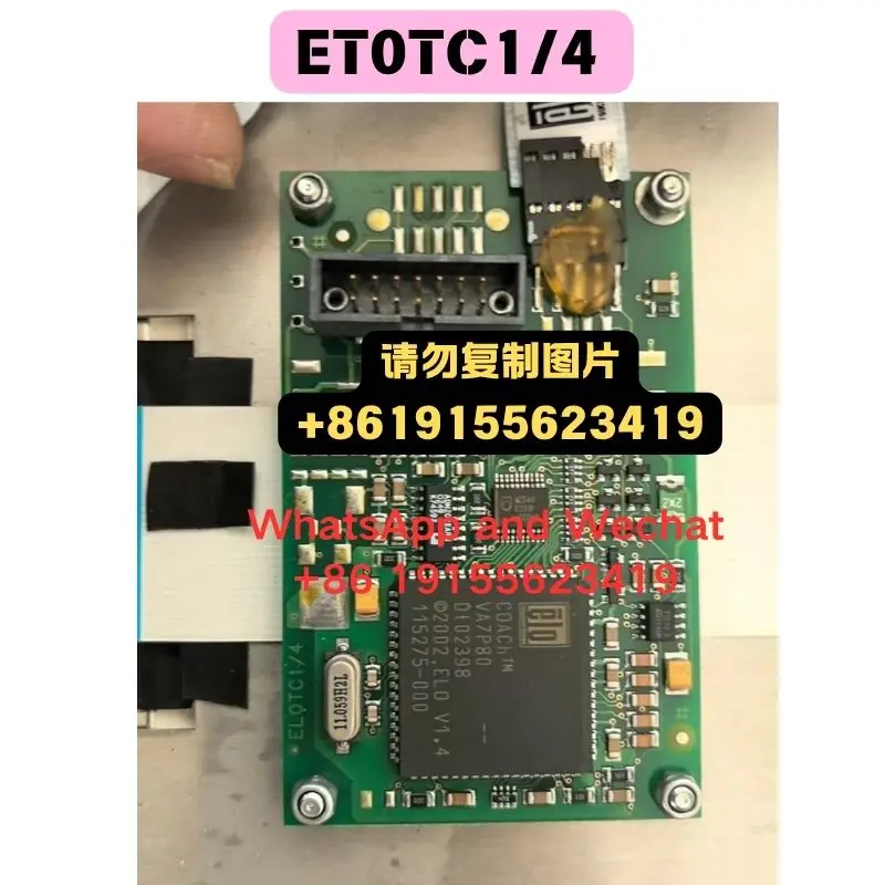 Used OEM disassembled parts ET0TC1/4 card Functional test OK Quick delivery