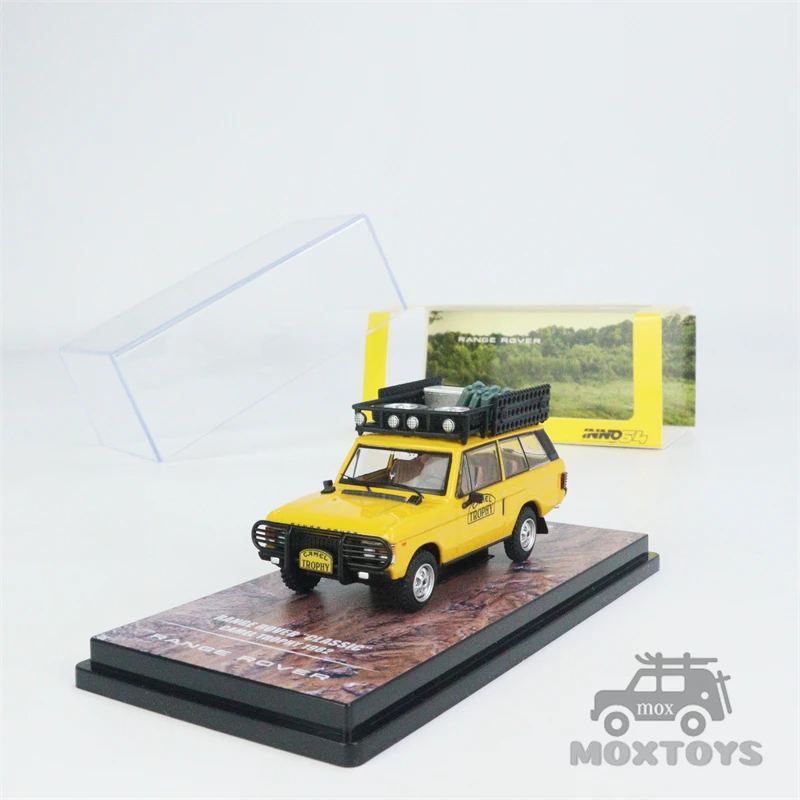 INNO64 1:64 RANGE ROVER CLASSIC CAMEL TROPHY Diecast Model Car