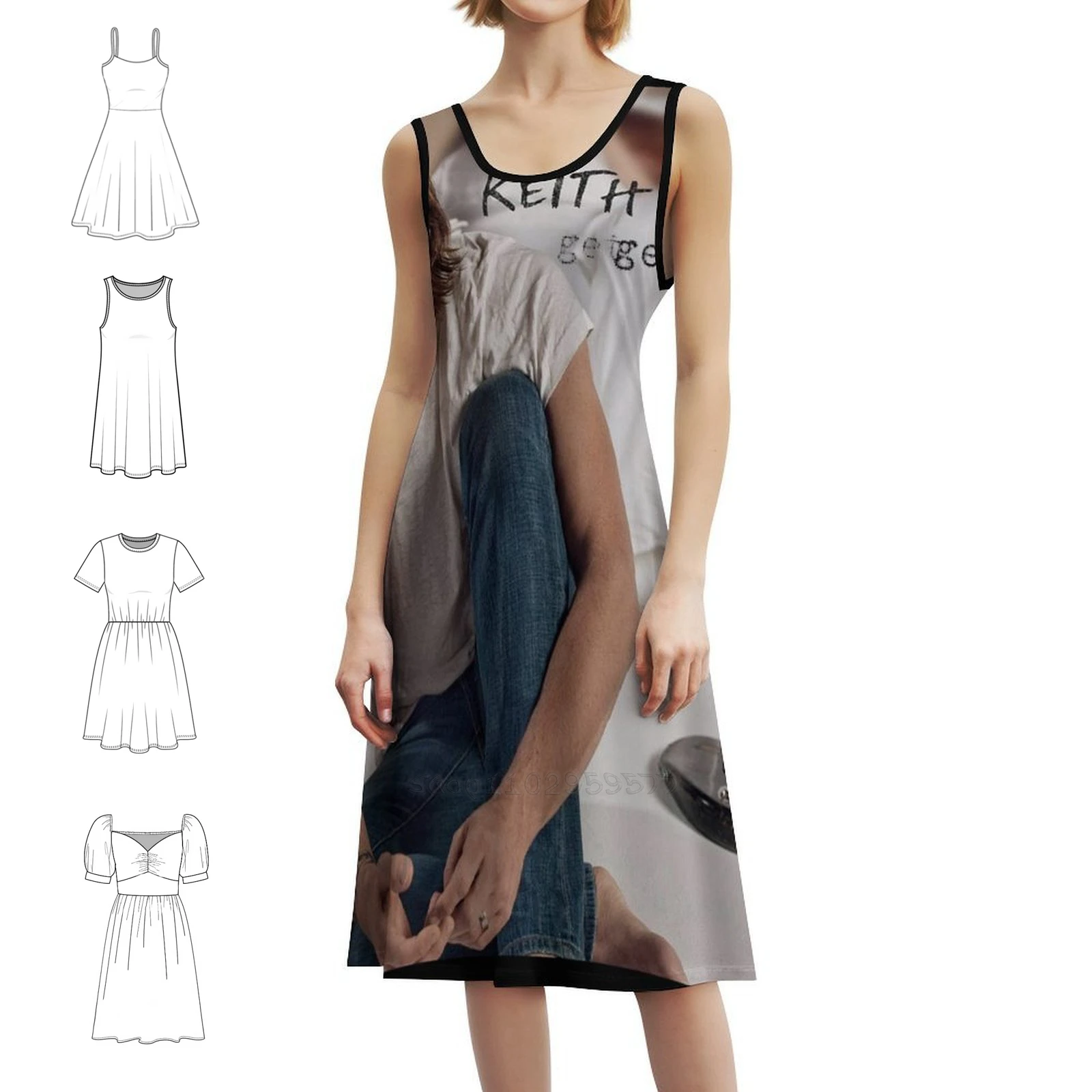 Keith Urban Get Closer Women's Elegant Party Dress A-Line Dress With Short/Long/Sleeveless Options Be Here Keith Urban Keith