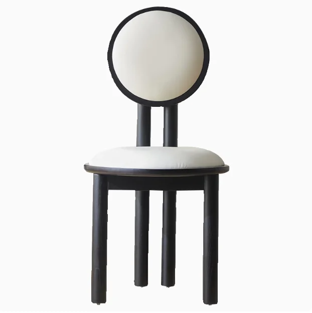Italian Luxury Designer Stool Solid Ash Wood Dining Chair Modern Upholstered Chair For Home Office Restaurant Bedroom Durable