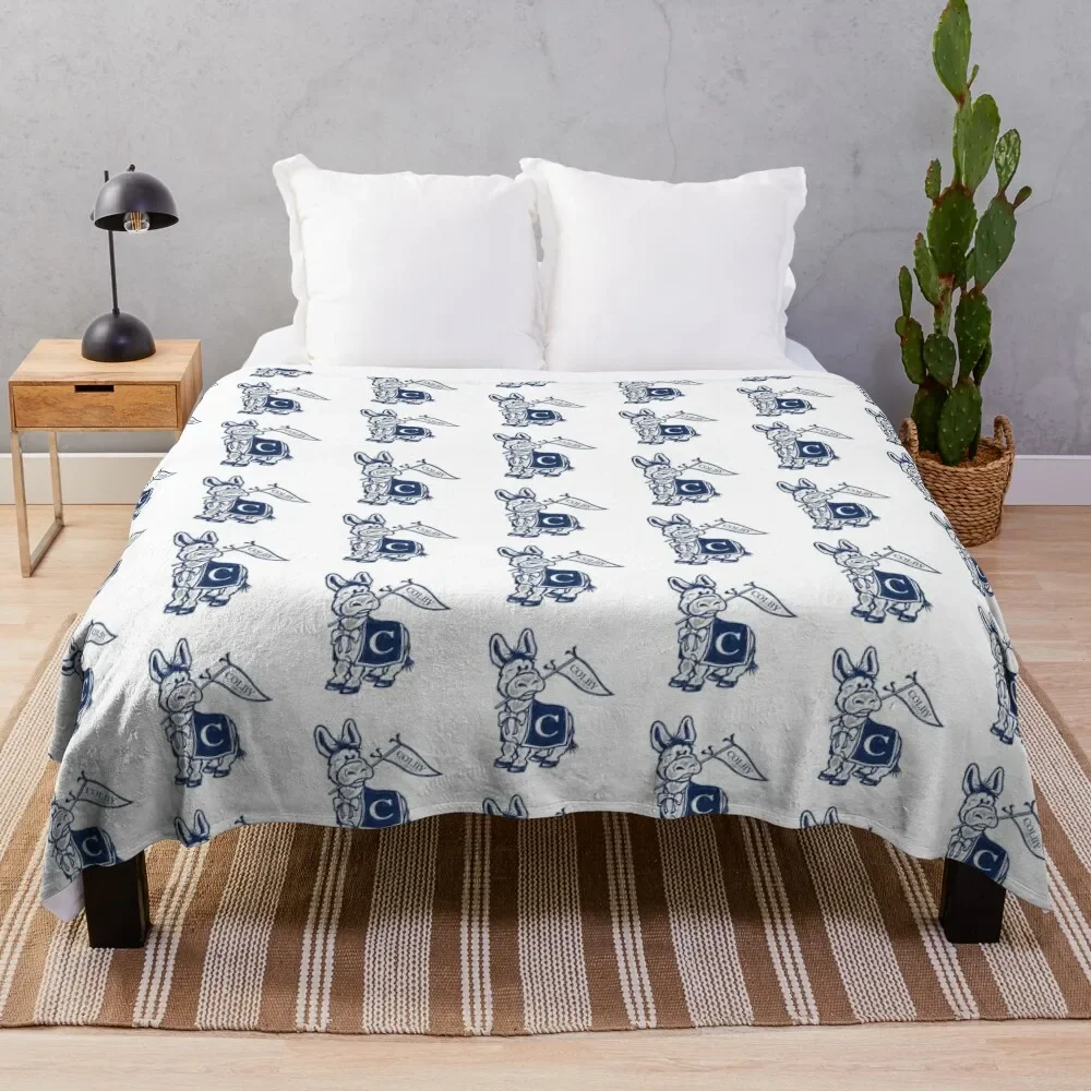 

colby college mules (sketch fx) Throw Blanket Comforter Soft Thermal Custom Blankets