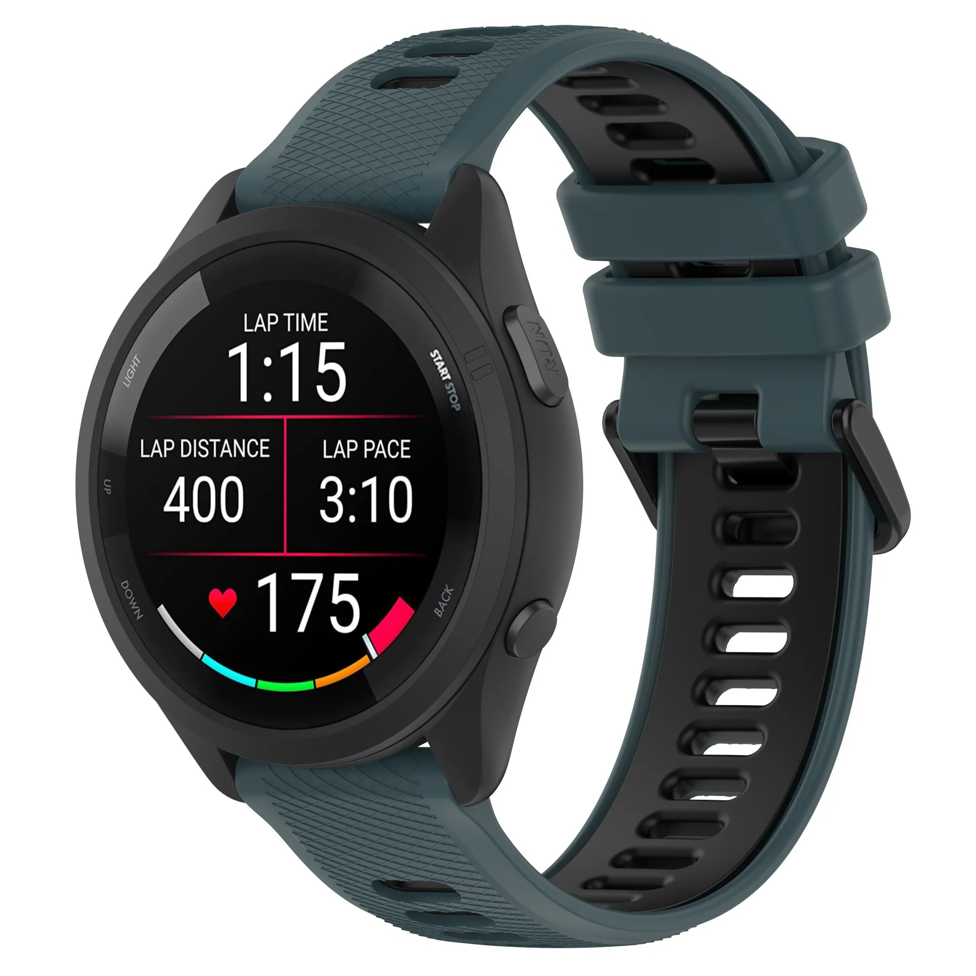سيليكون شريط للرسغ للغارمين Forerunner 165 265S 265 255 255S 645 55 Vivoactive 5 Venu 3 3S 2 Plus سوار ساعة ذكية