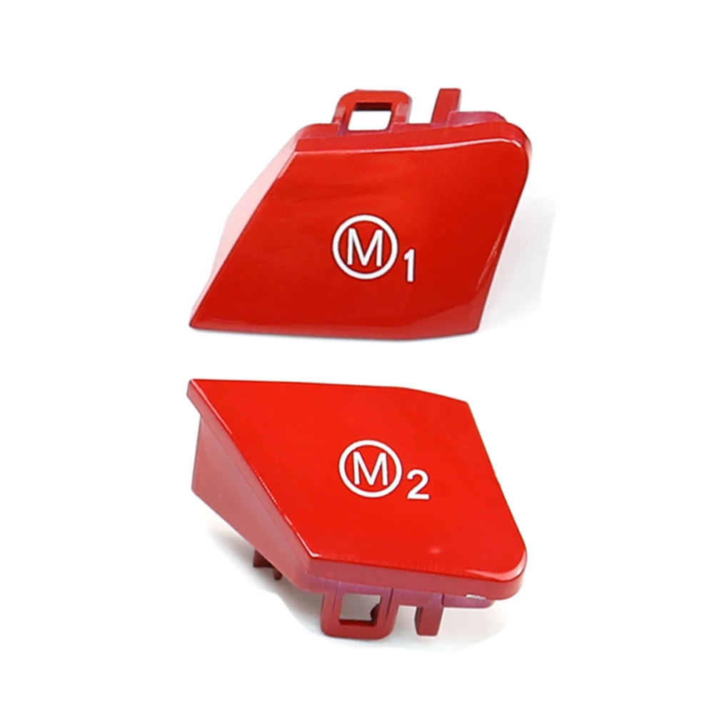 عجلة توجيه سيارة بدء إيقاف M1 M2 زر استبدال غطاء صالح لسيارات BMW M3 M4 M5 M6 X5M X6M F20 F22 F30 F32 F80 F82 F87