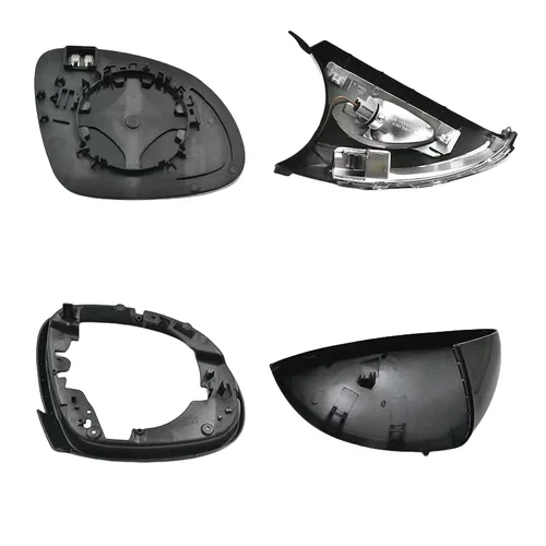 Imagen 2 del producto Para Volkswagen Tiguan 2010-2017 piezas de automóvil carcasa de espejo retrovisor puerta exterior lentes de espejo retrovisor marco de señal de giro