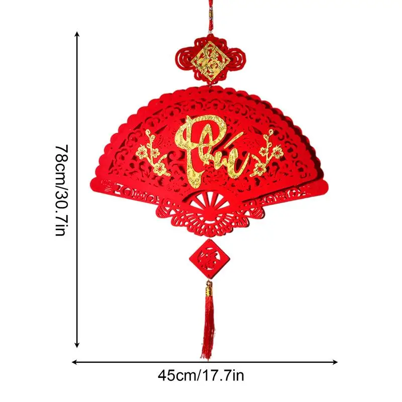 Adorno colgante para Festival de Primavera, decoración de Año Nuevo Chino 2025, adorno decorativo tradicional de Año Nuevo Lunar vietnamita