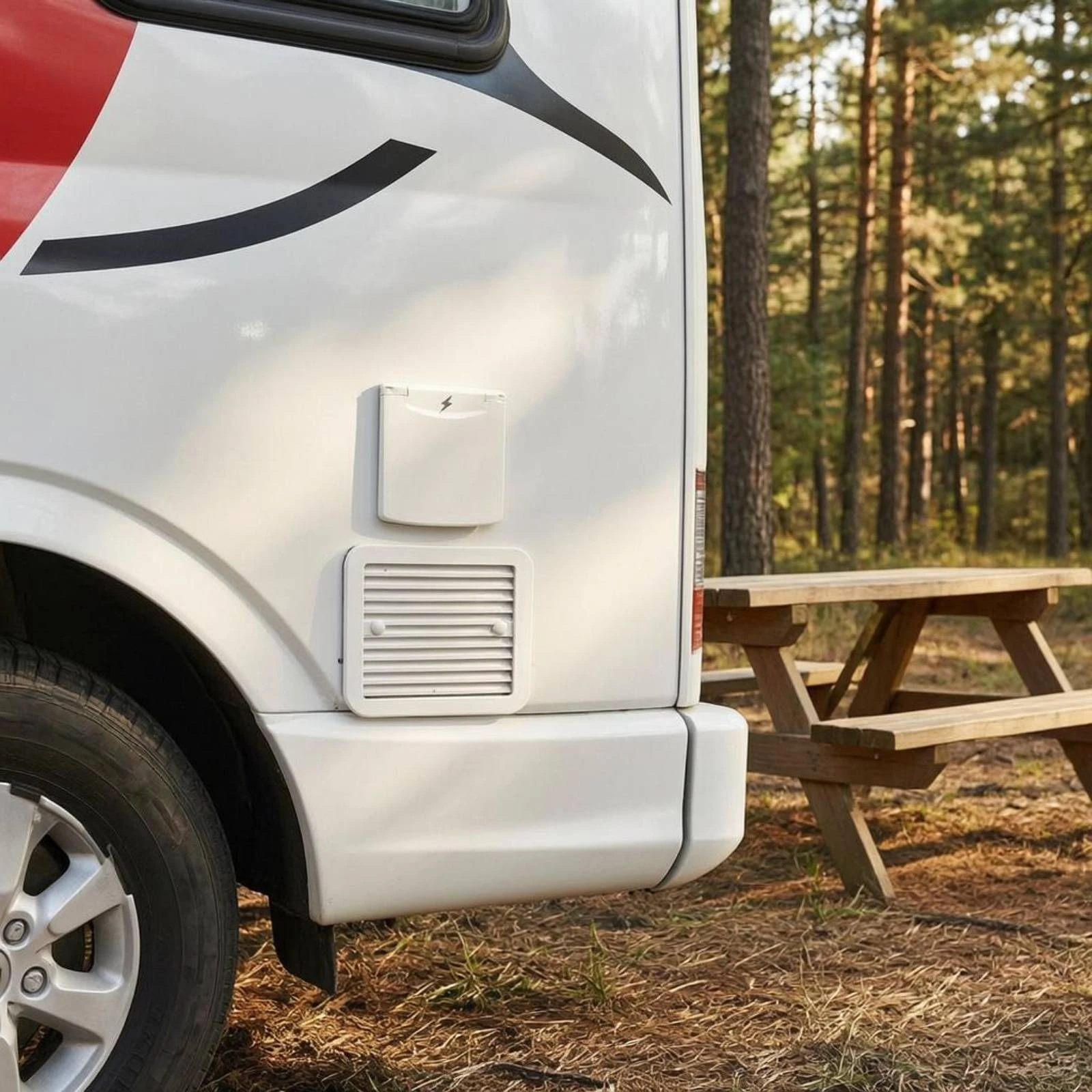 RV Side Exhaust Fan Low Noise RV Side Vent Fan Motorhome Air Vent Easy to Install Long-Lasting for Travel Trailer