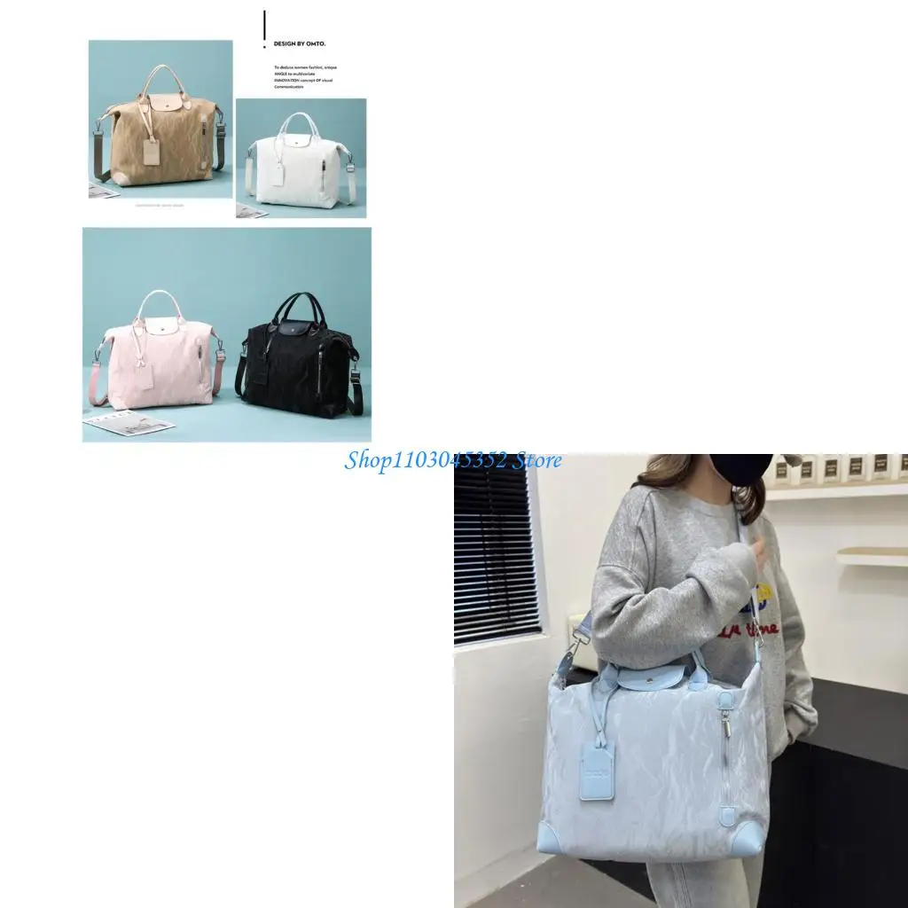 

Compact Water Resistant Sports Bag with Multiple Pockets Handbag for Essential