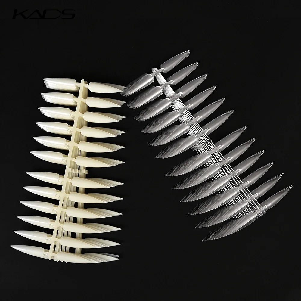 

24 насадки, подставка для накладных ногтей, длинные искусственные ногти, лак для ногтей, цветная карта, демонстрирующая полку, пресс для маникюрных инструментов, 10 шт./пакет