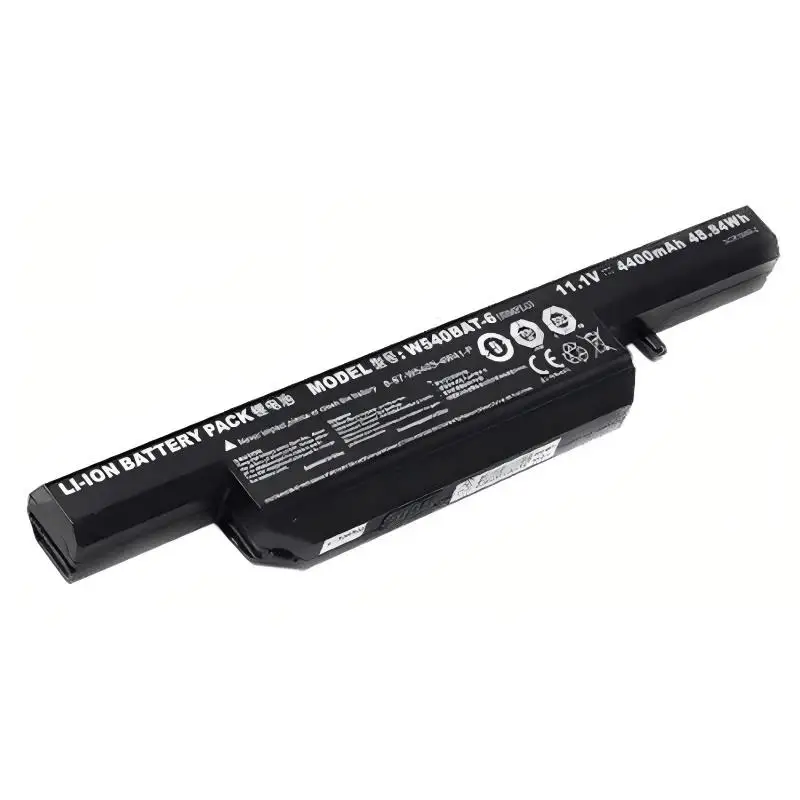 W540BAT-6 Battery for CLEVO Aquado M1519 W550EU W540AU W540EU W155E HASEE K680E-GCW65S08 6-87-W540S 11.1V 4400mAh