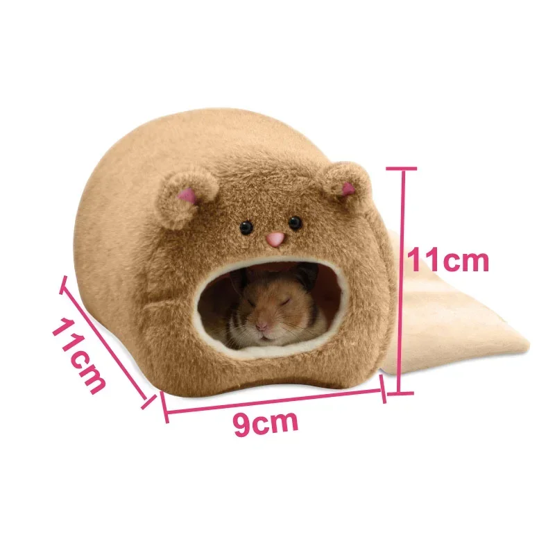 Hamster Weiches Warmes Bett, Ratten-Hängematte, Winter-Haustierspielzeug für Hamster, Ratten, Eichhörnchen, Hängendes Nest, Matte, Haus, Bett, Tier, Mäuse, Ratten-Nest – Detail 2