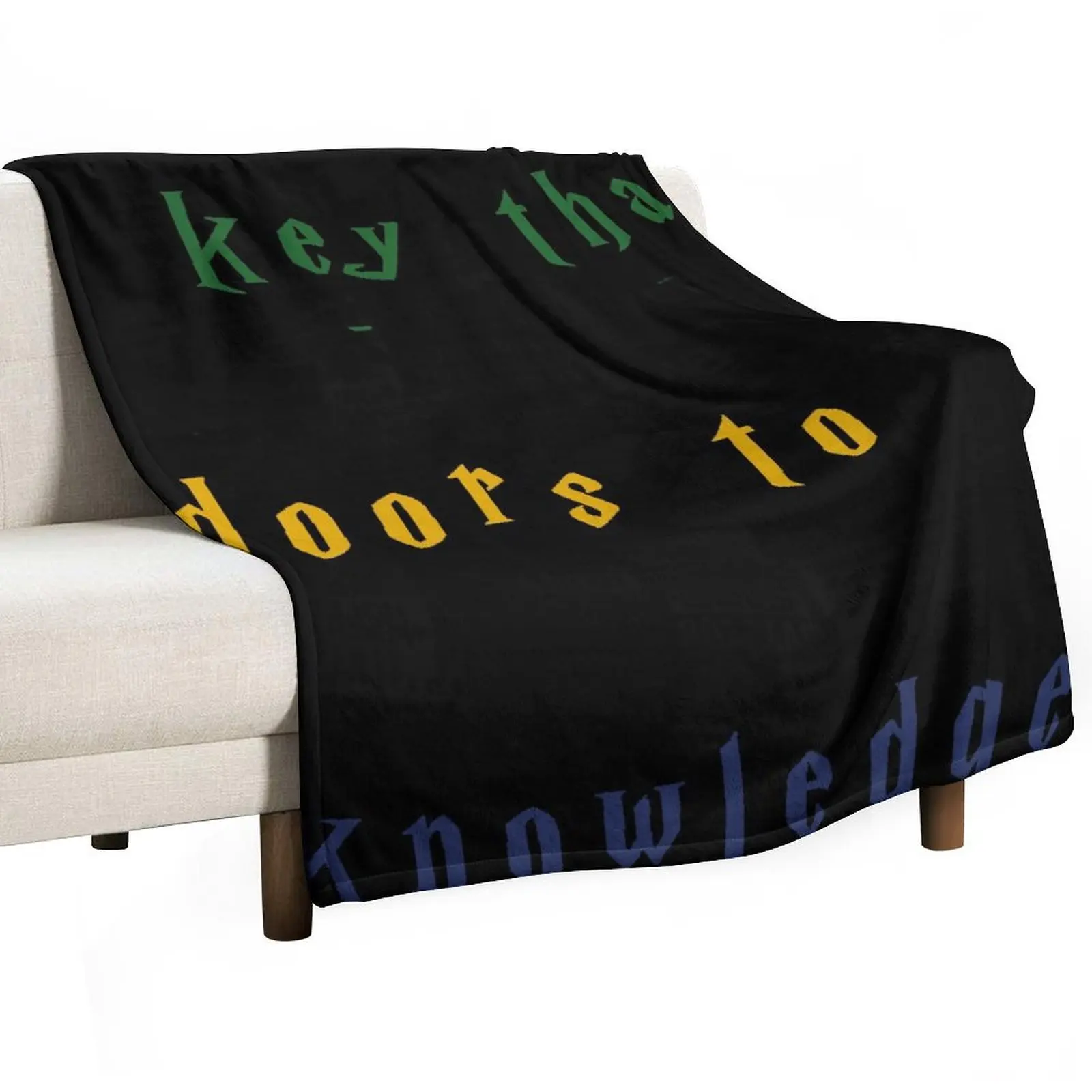 The key to adventure and knowledge Sticker Home Decoration Accessories Decor For Room Throw Blanket Furry Heavy Blankets