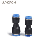 1Pcs PU PG Pneumatic Quick Connector Plastic Hose Air Pipe 4 6 8mm 10mm 12mm 14mm 16mm Straight Reducing Gas Quick Connection