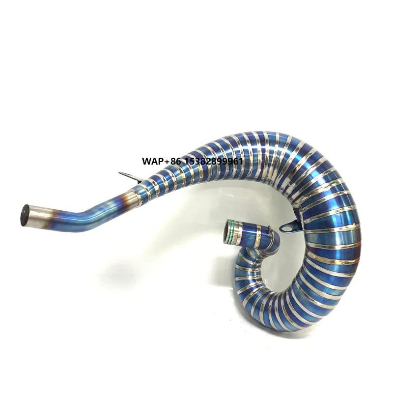 Exhaust Systems 2 Stroke Exhaust Pipe for KTM300 EXC 250XC 250SX  Titanium Alloy Front Link Pipe 2024+