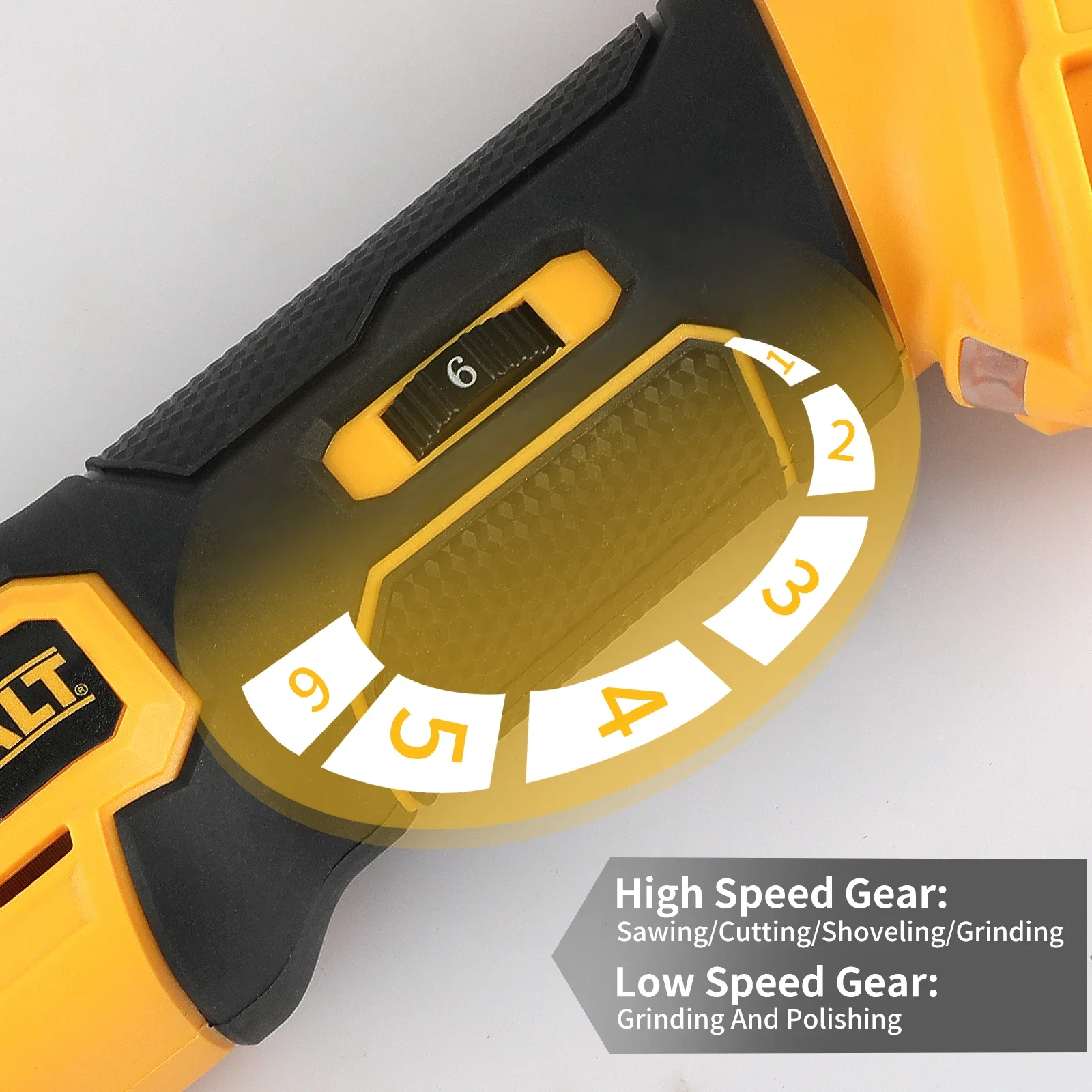 DEWALT DCS356 20V Brushless Multi Oscillating Tool Tool-Free Blade Swap For Home Renovation Construction Repair