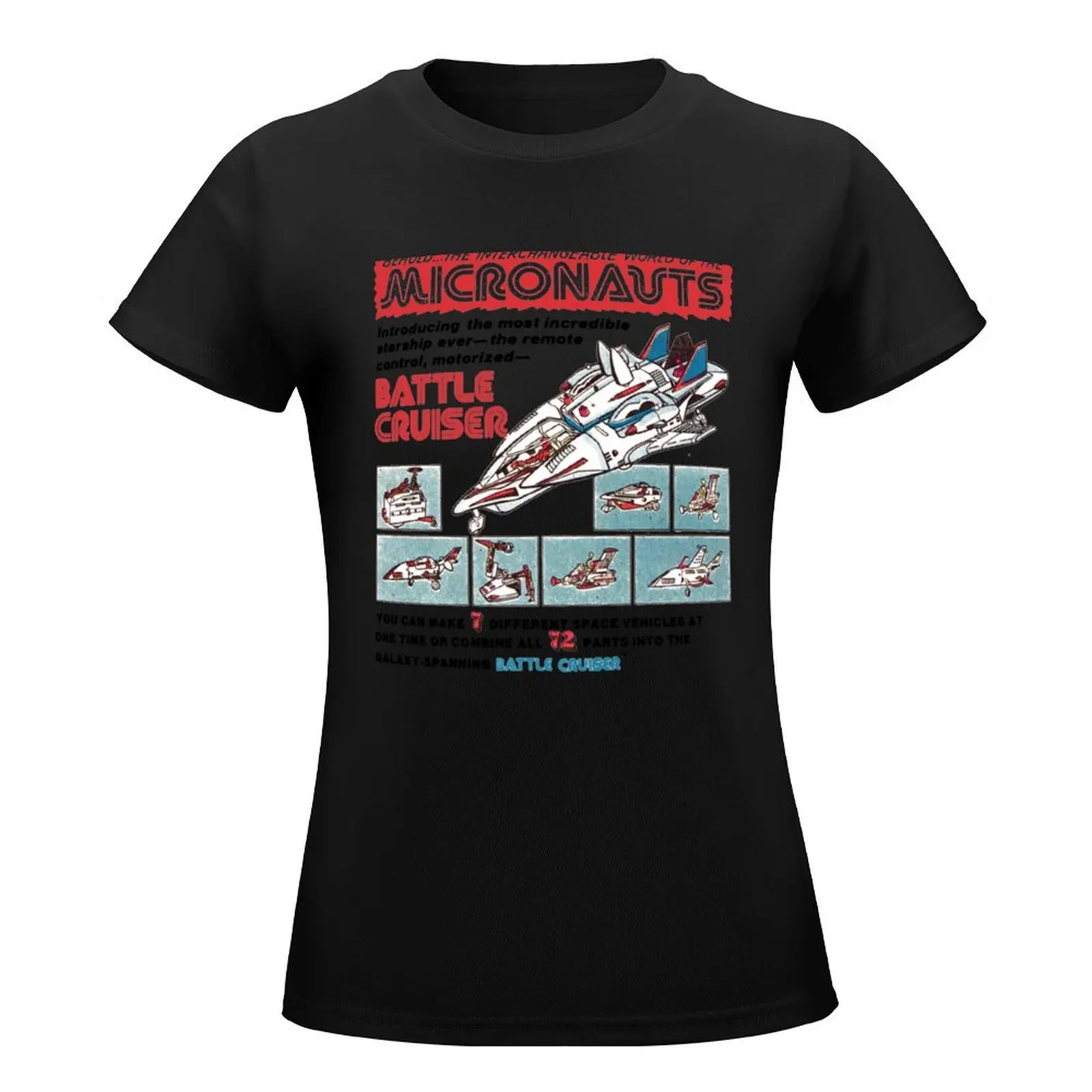 MICRONAUTS TOY ADVERT T-Shirt korean fashion anime clothes workout shirts for Women