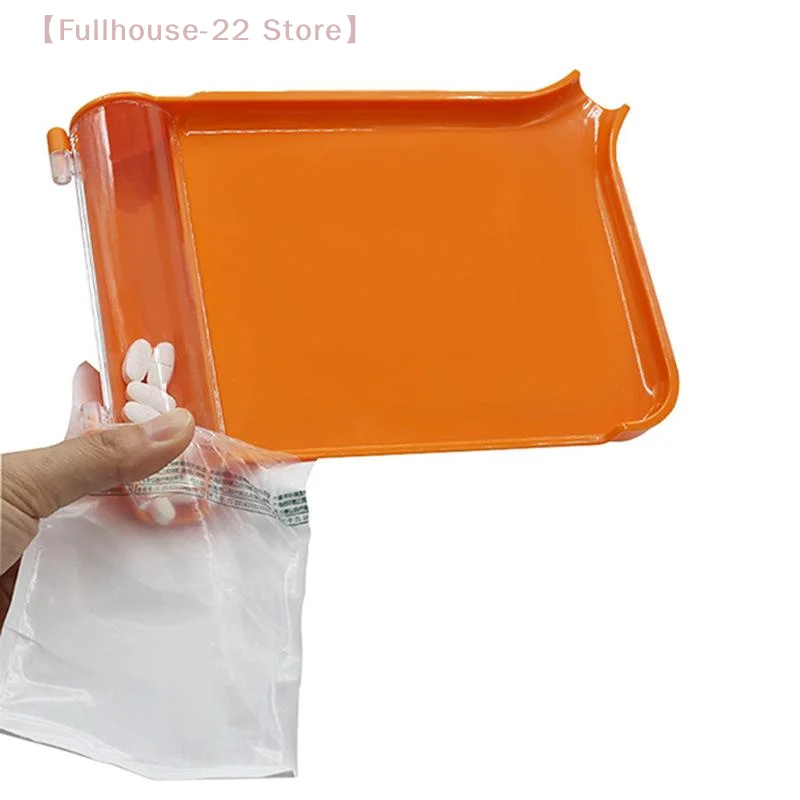 【MAX-22】Pill Counting Tray With Spatula Pharmacy Right Hand Counter Tray Medications Plastic Medicine For Counting Pill