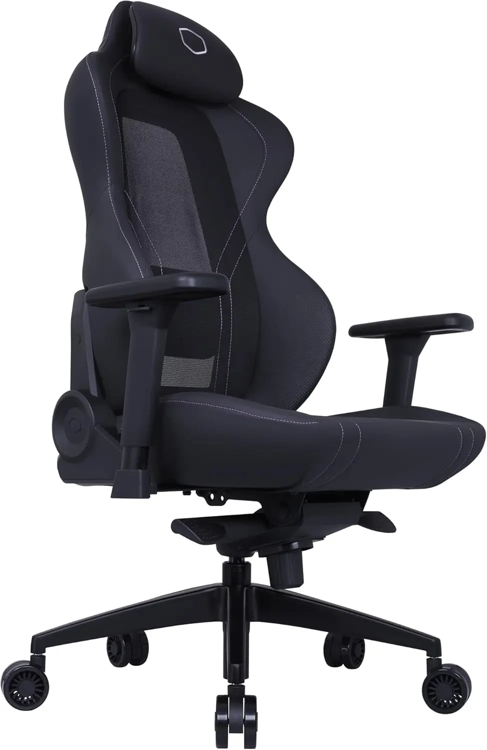 Cooler Master Hybrid 1 Ergonomic Gaming Chair Muscleflex® Mesh, Cold-Molded Foam, Steel Frame | Aluminum Base. 180 Reclining,