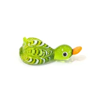 Cute Glass Duck Mini Figurines Colorful Cartoon Animal Tiny Statue Craft Ornament Home Fairy Garden Easter Micro Landscape Decor 4