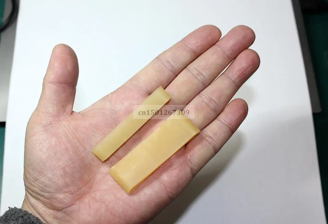 20 Pieces Wide Elastic Silicone Latex Rubber Bands For Package Packing Packaging - Flat Length 6cm 2.36