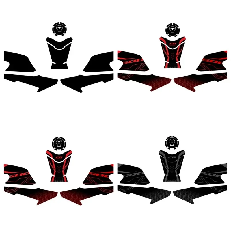 FOR CB500X 2023 Motorcycle Tank Pad Protector Leather Frosting Sticker Decals Accessoriesr