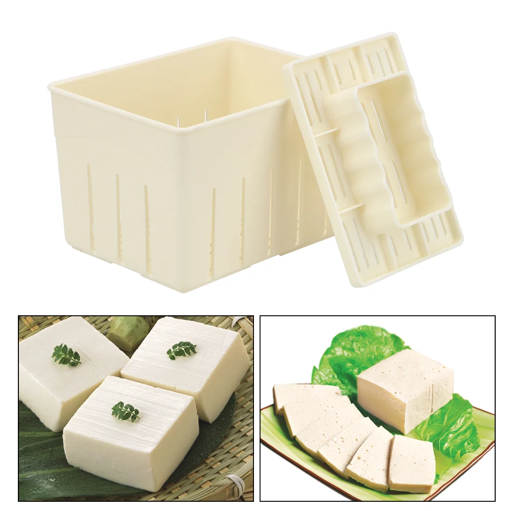 DIY Tofu Mold Soybean Curd Tofu Making Mold Homemade Plastic Tofu Press Mould Kitchen Cooking Tool Set Kitchen Gadgets