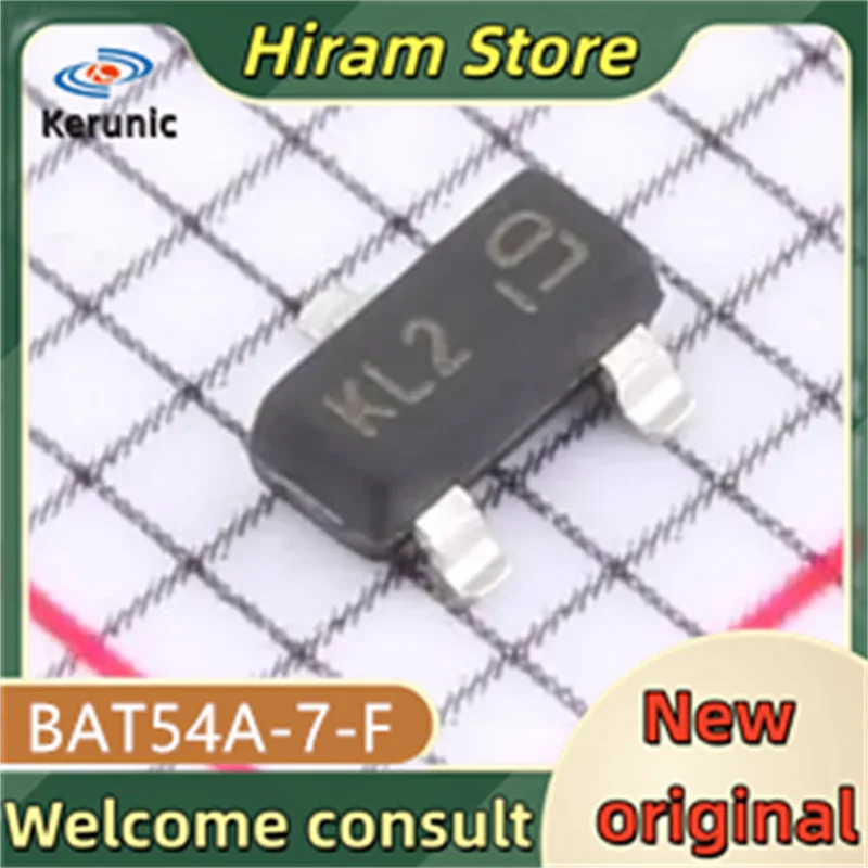 50PCS KL2 New and Original BAT54A-7-F BAT54A-7 BAT54A BAT54