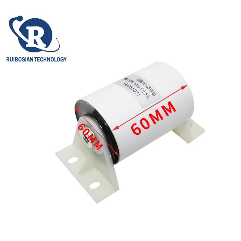 White With bracket 800v 100uf Welding machine capacitor