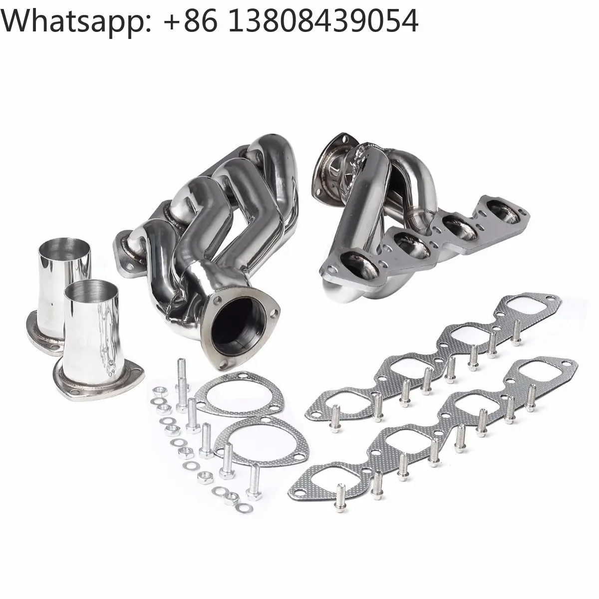 New Exhaust Pipe Stainless Steel for Chevy Big Block 396/402/427/454/502 Exhaust Manifold Shorty Racing Header EH28624