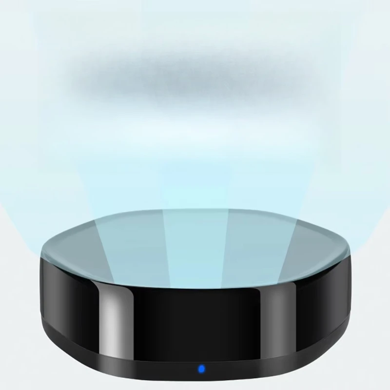 

The 3-in-1 smart gateway hub is compatible with application voice control and comes with a multi-modal IR remote control