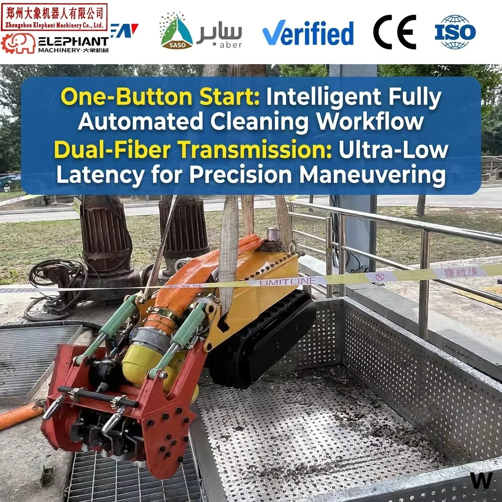 Sludge Removal System for Chemical Lagoons and Chemical Plant Wastewater Tank Cleaning Machine with Robotic Cleaning Solutions