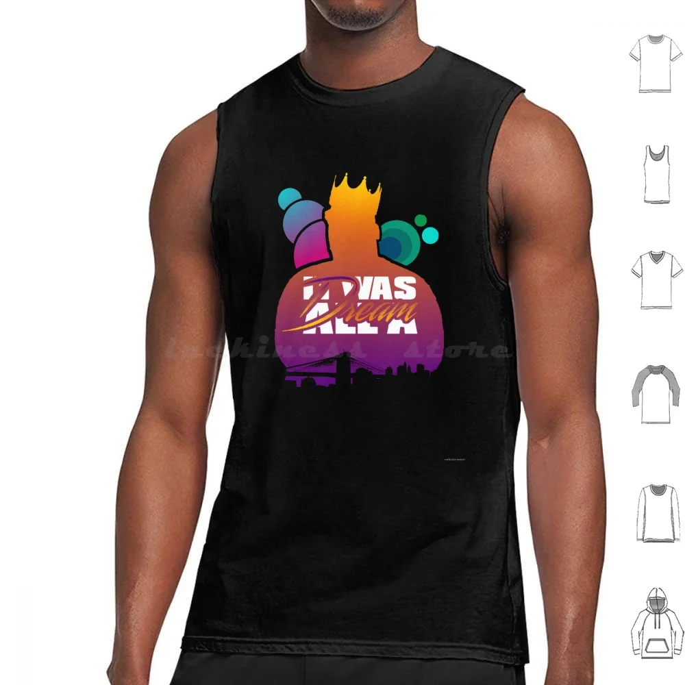 Royalty Tank Tops Vest Sleeveless Notorious Music America New York Aesthetic Space King Queen Money Big Biggie 2pac Circles