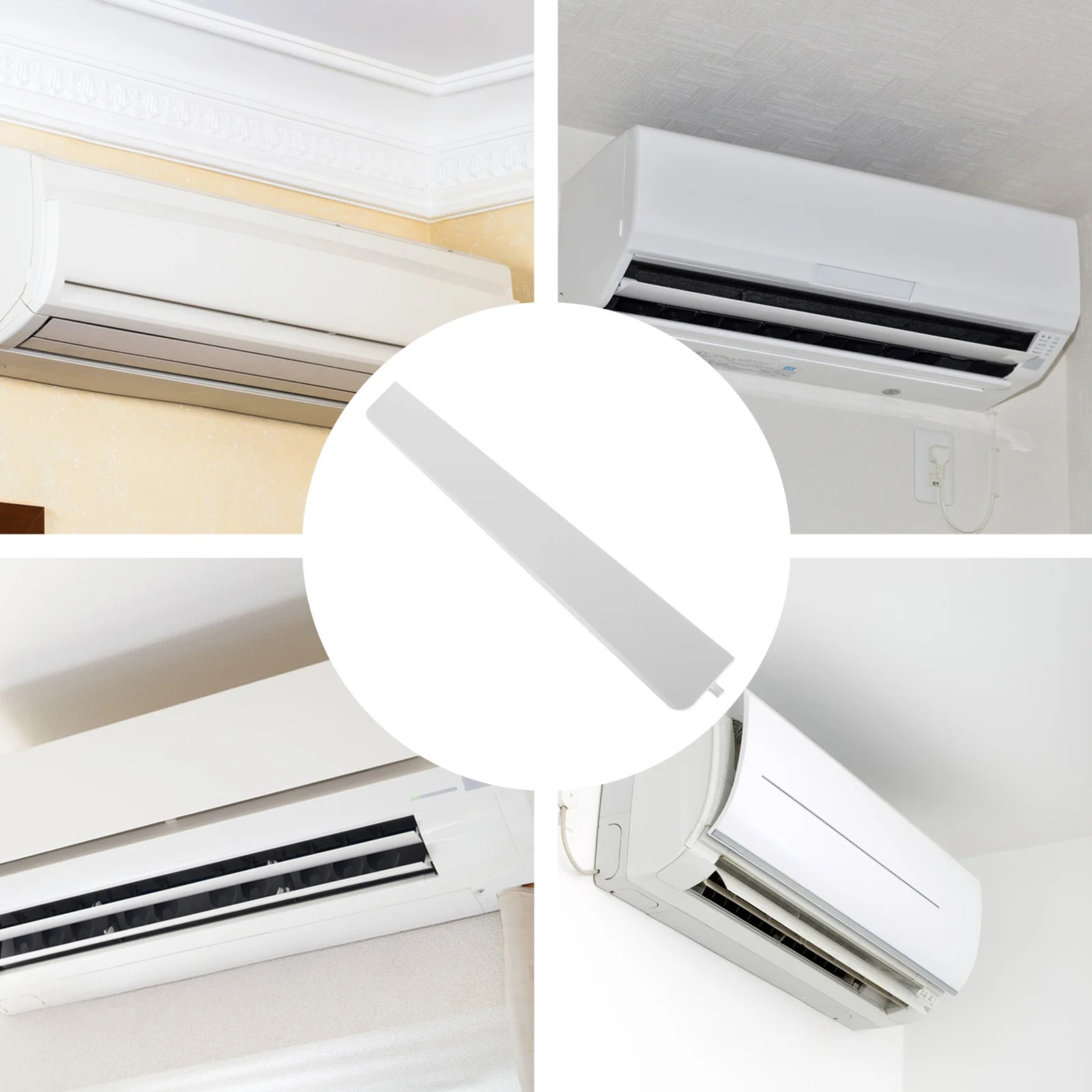 Conditioner Side Panels Conditioning Vent Deflector Duct Kit Wind Guide Plate For Home Office Ac Units Central Air