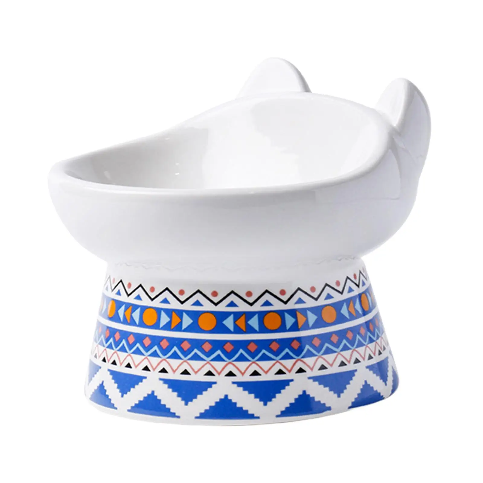 Cat Dog Bowl, Elevated Bowl, Container Pet Feeder Bowl Neck Protective Bowl