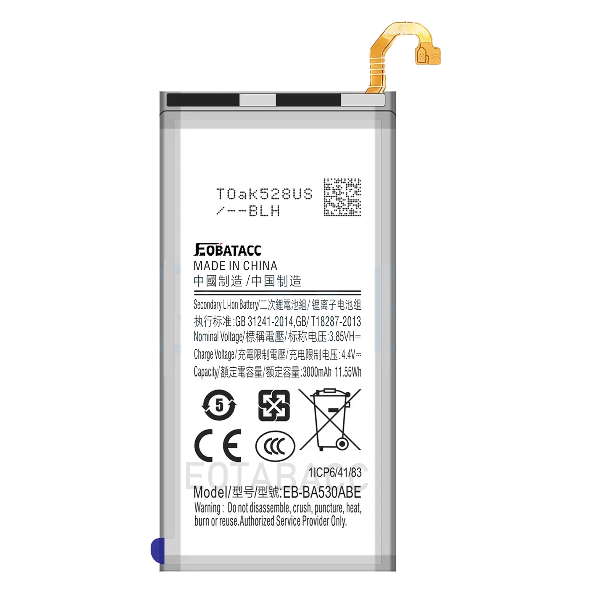 2025 سنة العلامة التجارية الجديدة EB-BA530ABE 3000mAh بطارية لسامسونج غالاكسي A8 2018 A530 SM-A530 A530F A530K/L/S/W بطاريات + أدوات #2