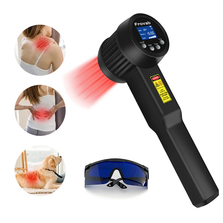 

5W Class IV Cold Laser Therapy Infrared Red Light for Neuropathy Herniated Disc Treatment Osteoarthritis Therapies Pain Relief