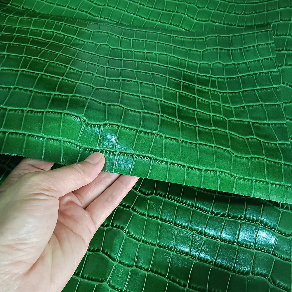 Strato di testa in pelle pelle di vacchetta goffrata, pelle a mano fai da te, personalizzata, blu, rosso, verde, marrone, argentato, pelle conciata al cromo, 1.0mm