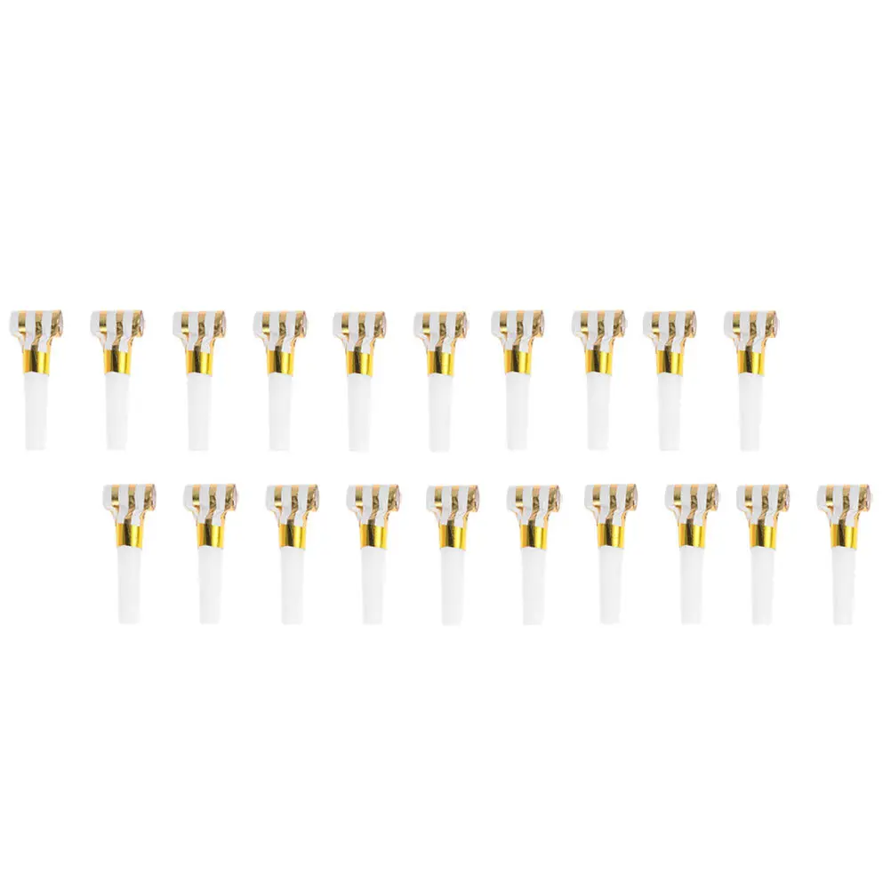 

20pcs Whistles Vibrant Noisemakers For Christmas Wedding Birthday Festival Supplies Kids