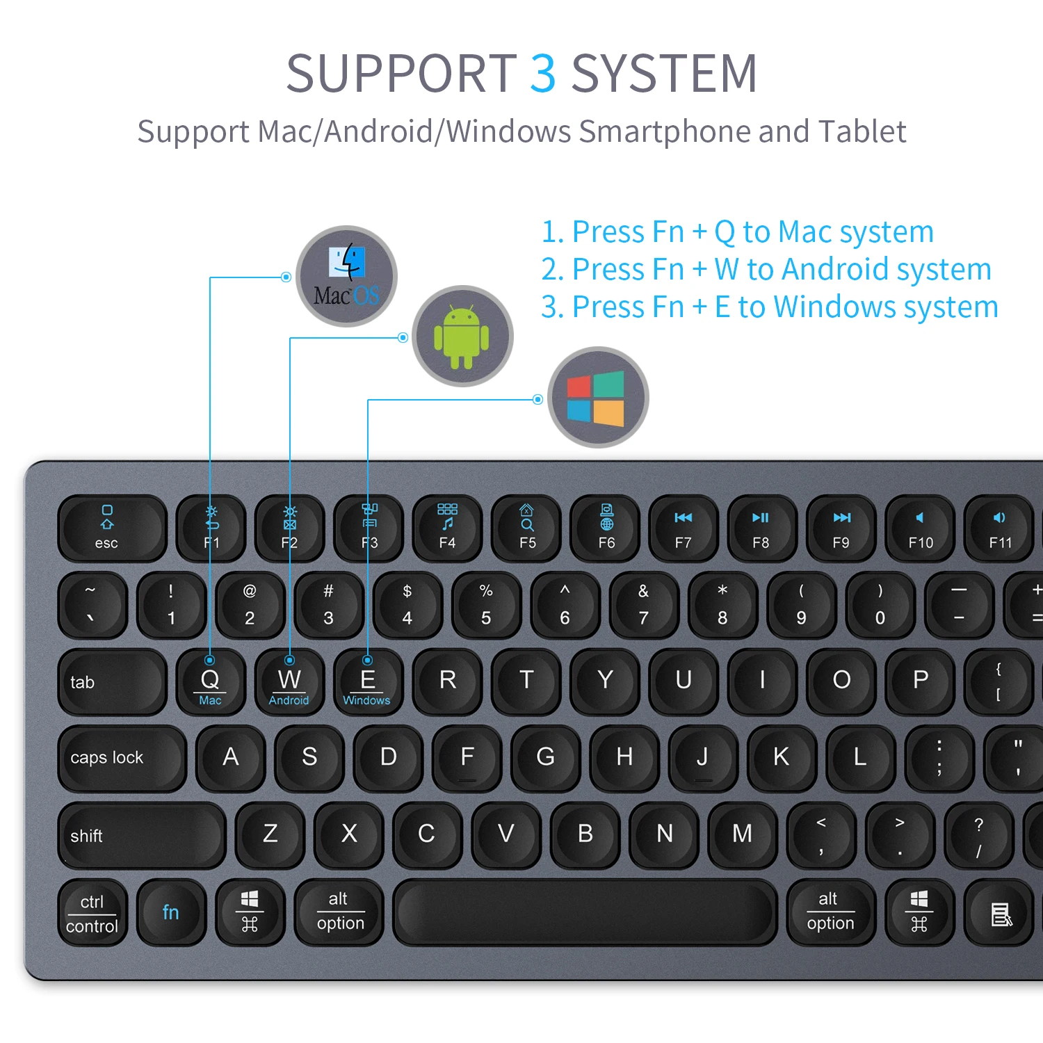 Top Quality Low Price Computer Keyboard Multi Device Keyboard Keyboard for Ipad 2020